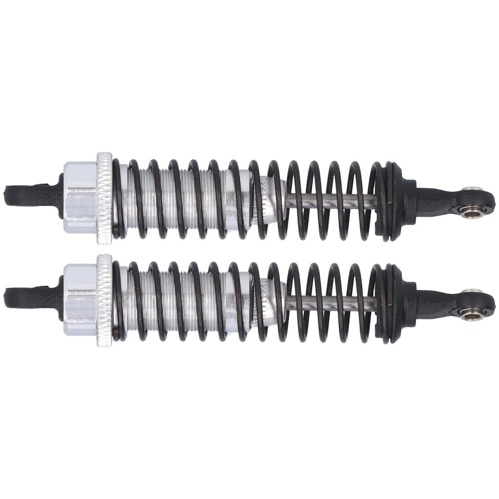 2Pcs 80mm RC Aluminium Shock Absorber Damper for TRAXXAS SLASH 2WD RC Car Upgrade PartsSilver