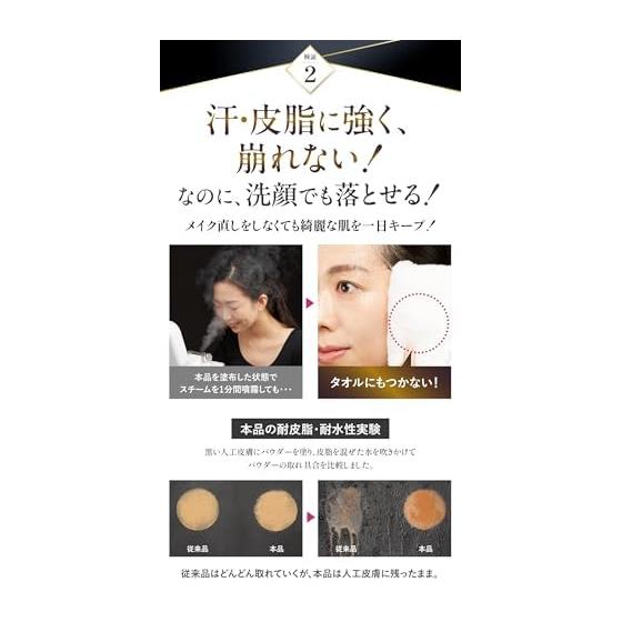[Hide Stains, Dullness, and Pores with This One Product] Professional Powder Foundation Natural Coverage Moisturizing Mineral Foundation SPF50+