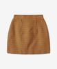 MARNI Mini Plaid Skirt - Orange:Burgundy / Goma0553Iuutp730Chr79