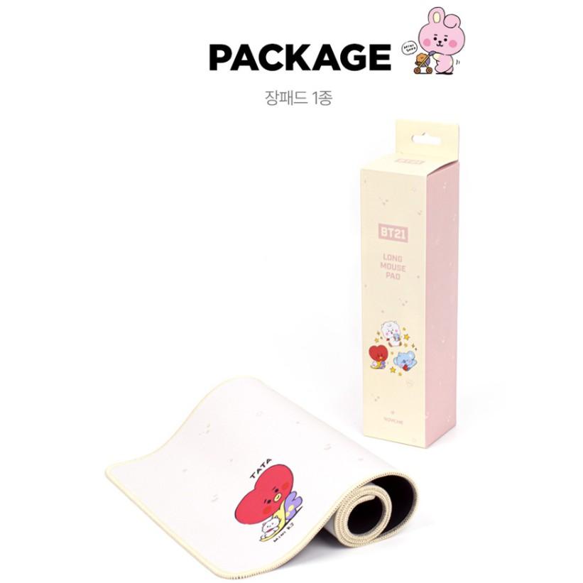 Mouse Pad Longo Oficial BT21 do BTS MY Littele Buddy