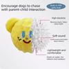 Bite-Resistant Squeaker Dog Toy Cartoon Animal Shaped Toy Dog Grinding Teeth Toys  Training