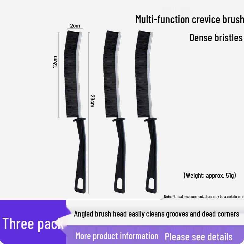 Cross-border Crevice Cleaning Brush - Kitchen Sink, Faucet, Bathtub, and Groove Cleaner with Plastic Handle