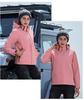 Men's and Women's Windproof 3-in-1 Detachable Jacket Set: Fleece-Lined, Waterproof, Breathable, Perfect for Mountaineering.