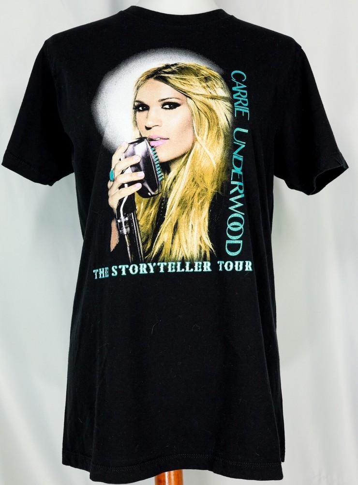 Carrie Underwood Band T-shirt Tee Size Med Black The Storyteller Tour WS8 XXXL