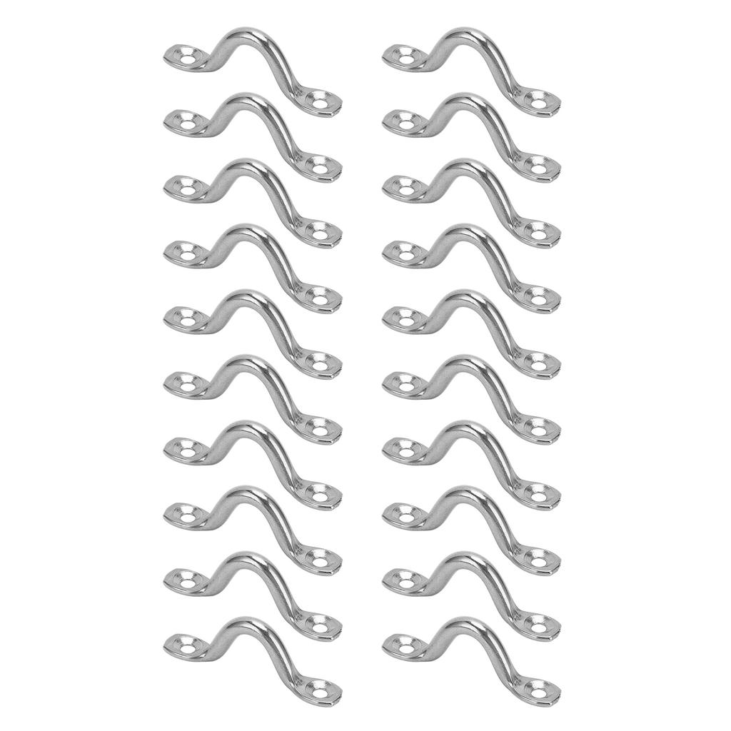 5 Sets Boat Pull Handle Buckles 304 Stainless Steel Smoothing Surfaces Kayak Canoe Rigging
