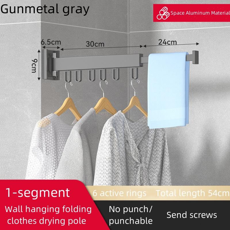 Настенная выдвижная складная алюминиевая сушилка для одежды вешалка для одежды экономящая место сушилка для простыней и одеял 3623₽