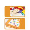 Wooden Number Battle Building Blocks Game - Children's Math Learning Toy for Number Matching and Color Sorting Interactive Play