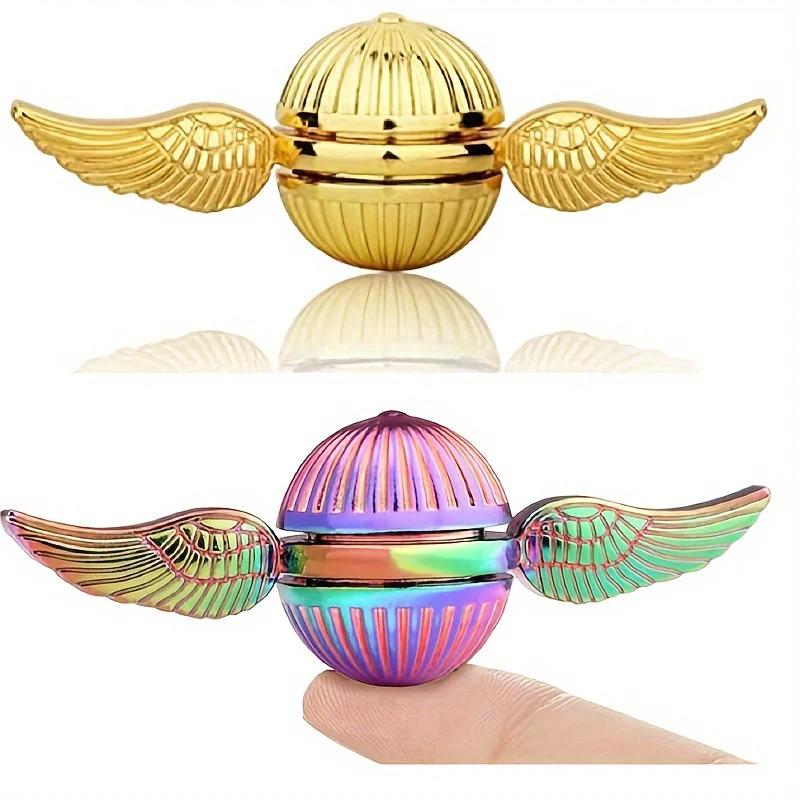 Magic Fidget Spinner With Hypnotic Light Patterns, Stress Relief & Focus Tool For All Ages, Cool Halloween Christmas Gift Idea
