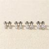 2/8PCS Stainless Steel Eearring Nose Stud Cartilage Piercing Jewelry Helix Tragus Lip Gold Color Tiny Earrings for Women 18G