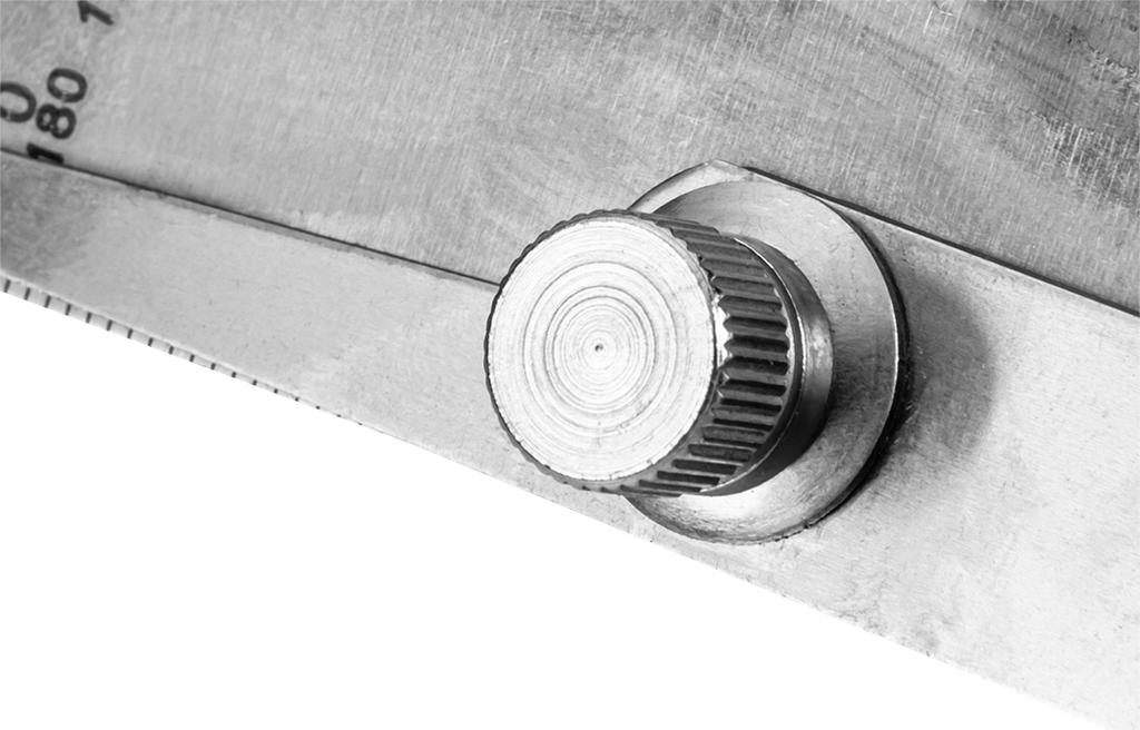 Protractor with Ruler 100 Mm, Stainless Steel