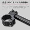 Daytona Machined Separate Handlebar Clamps and Right Fork Diameter Black 69451 (Left Set) 41mm