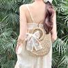 Daily travel personalized woven bow silk scarf women's handbag spring new shoulder messenger bag
