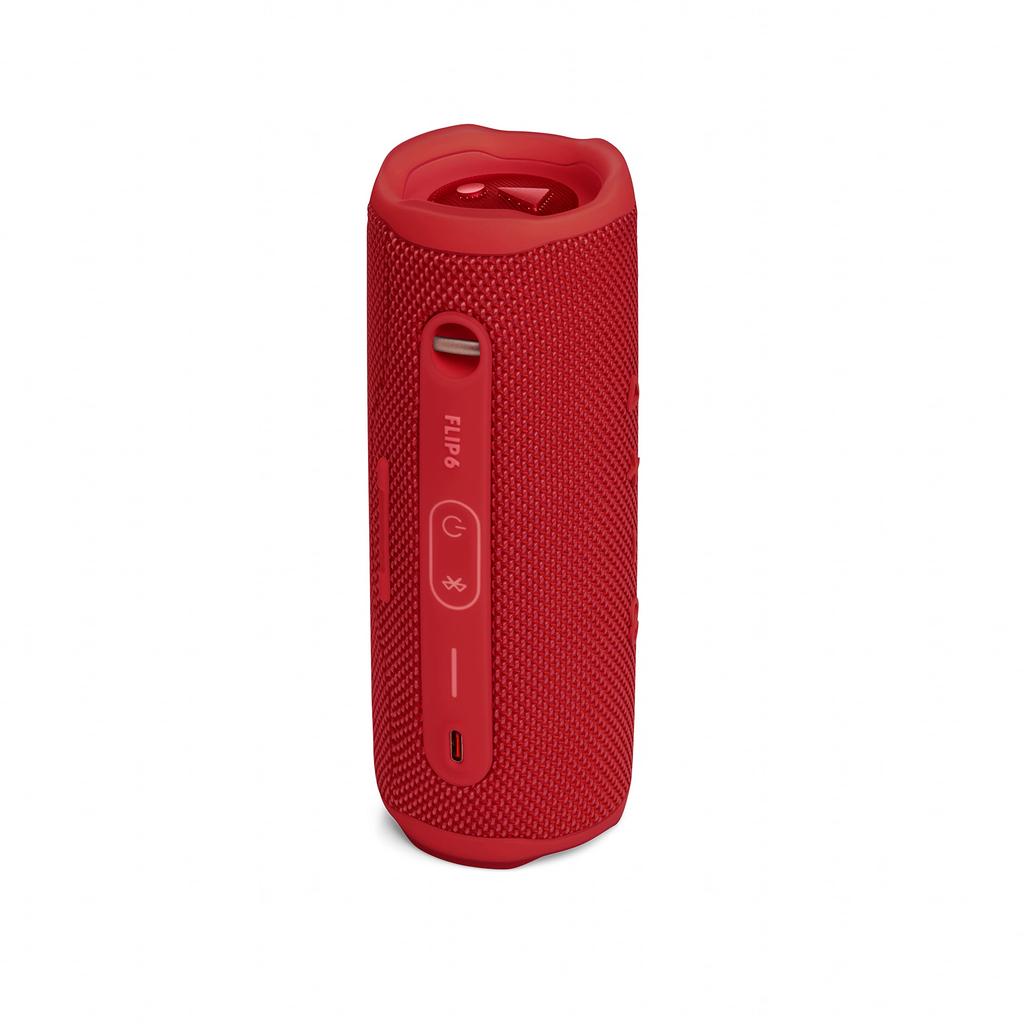 JBL FLIP6 Bluetooth Speaker, 2-Way Speaker Configuration, USB C Charging, IP67 Dustproof and Waterproof, Passive Radiator, Portable, Red (JBLFLIP6RED)
