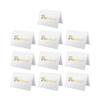 10 Pieces Reserved Table Signs AntiSlip Multifunction Cardstock Placeholders for Anniversary Business Wedding Meeting Room Favor