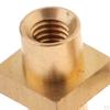5pcs Brass To Plastic Molding M6 X 12mm Embedded Nut Replacement