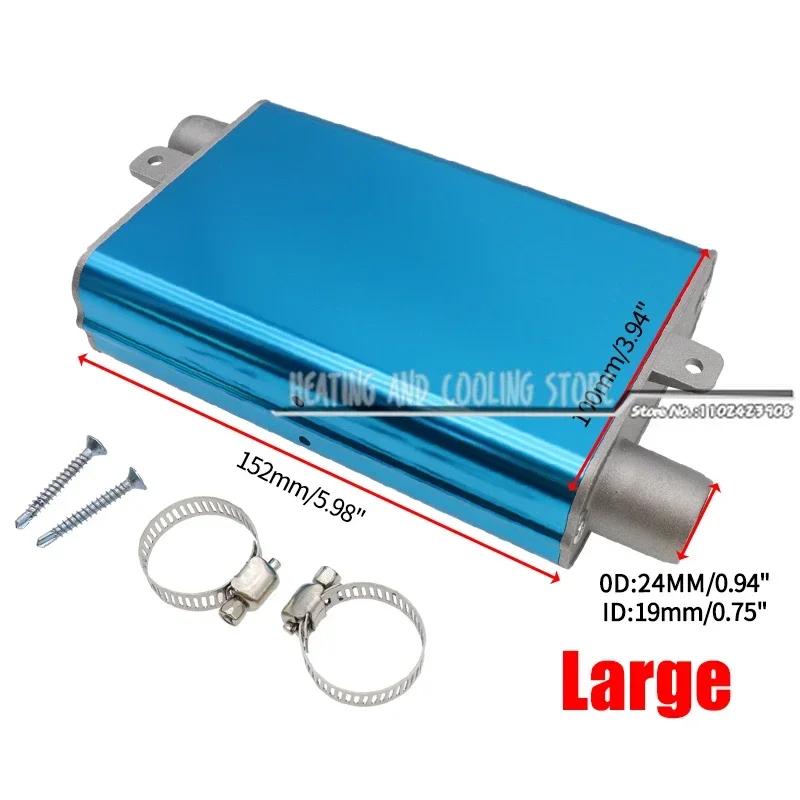 24mm Muffler Silence S Curved Air Diesel Parking Heater Exhaust Pipe For Car Truck VAN for Webasto Eberspacher Aluminum Alloy