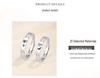 Original Design 999 Sterling Silver Galaxy Couple Rings - Romantic Qixi Gift for Students