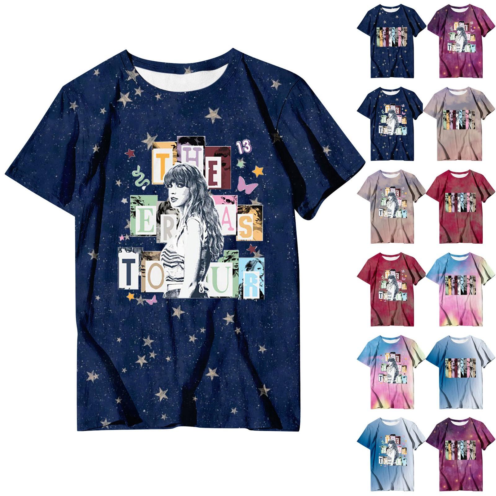 

Мужская и женская повседневная свободная футболка с принтом и пуловер с круглым вырезом, топ с короткими рукавами