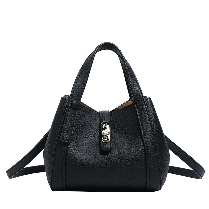 Retro Stylish Versatile Bucket Tote Bag - Casual Crossbody Shoulder Basket
