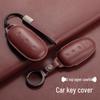 Key Protective Cover for Ideal L6-L9: Genuine Leather, Car Use, Keyring-Compatible Bag