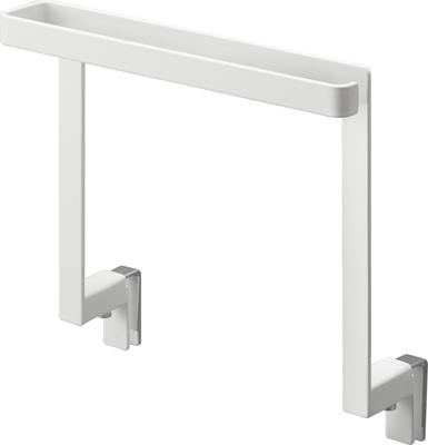 Yamazaki Jitsugyo Kök Under Disk Förvaring Dörr Handdukshängare H15 Vit B20 x D9 ~ 10 x H19,5 cm Tower Handdukshängare Handdukshängare Stång Fångstskydd