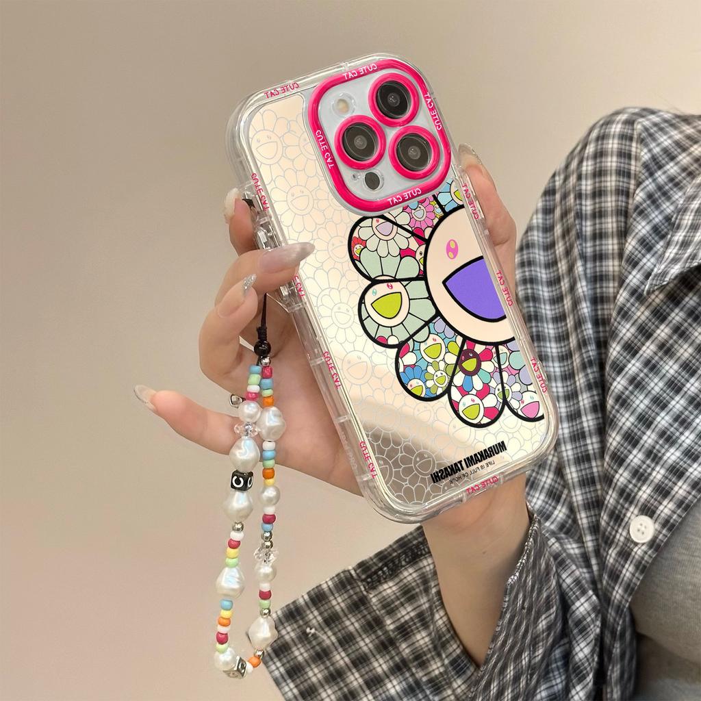 Coque Airbag Tournesol pour IPhone17 pour Apple 15 Étui de Téléphone Portable 13promaxR/78plus/11/12xs