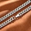 Men's Necklace Jewelry 11mm Full Diamond Cuban Chain - Premium Quality