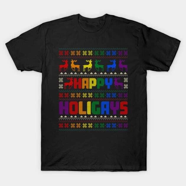 Happy Holigays Made in Australia T-Shirt XL
