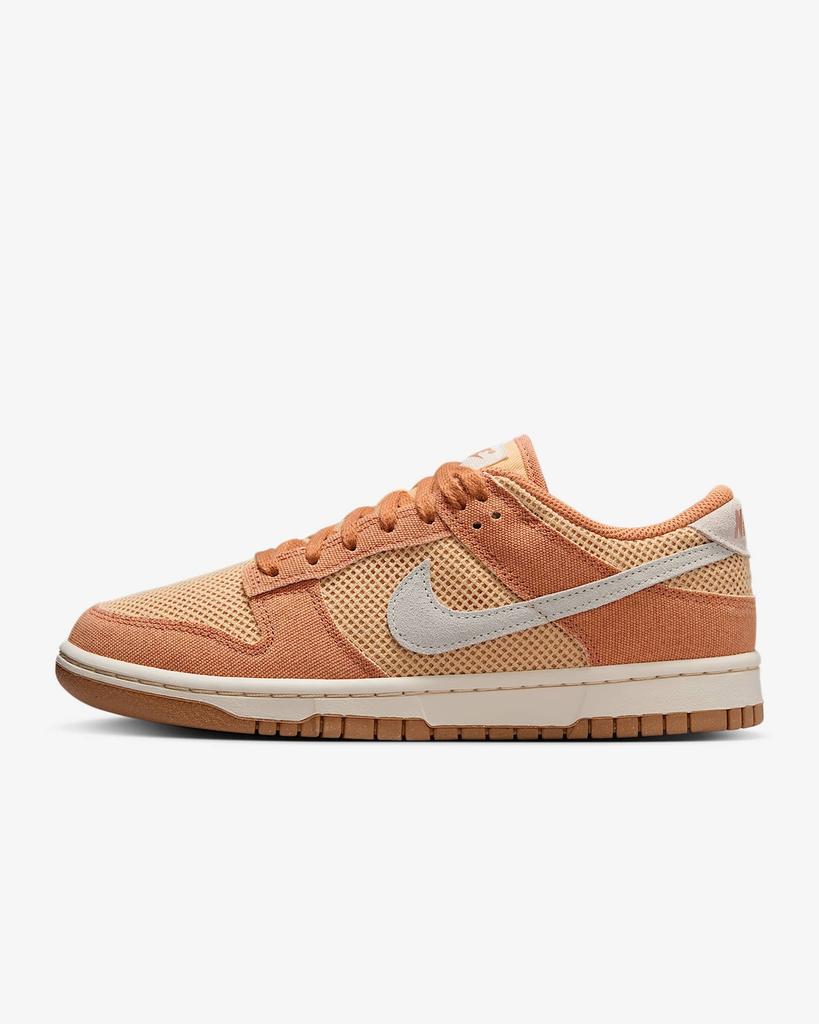 HJ5864-200 Nike Dunk Low Next Nature Marrom Âmbar Marfim Pálido Branco Ônix (mulheres)