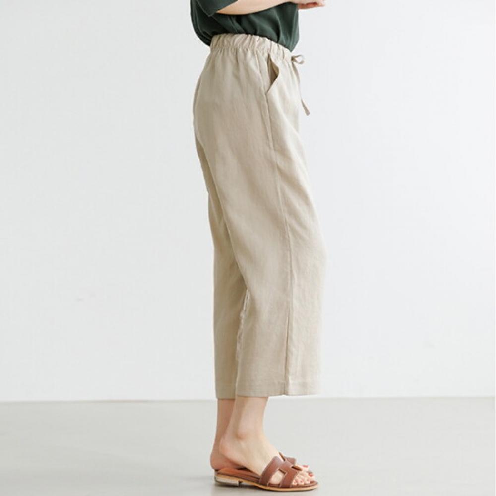 Dedra Pants Mako String Linen Pants Ptd3150