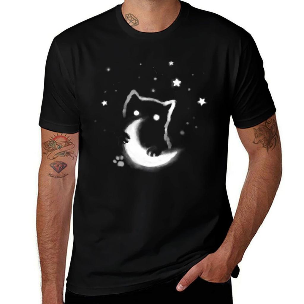 Moon Cat TShirt Sun Block Outdoor TShirt