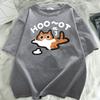 Cartoon Printed Short-sleeved T-shirt Summer Comfortable Pregnant Women Loose Top