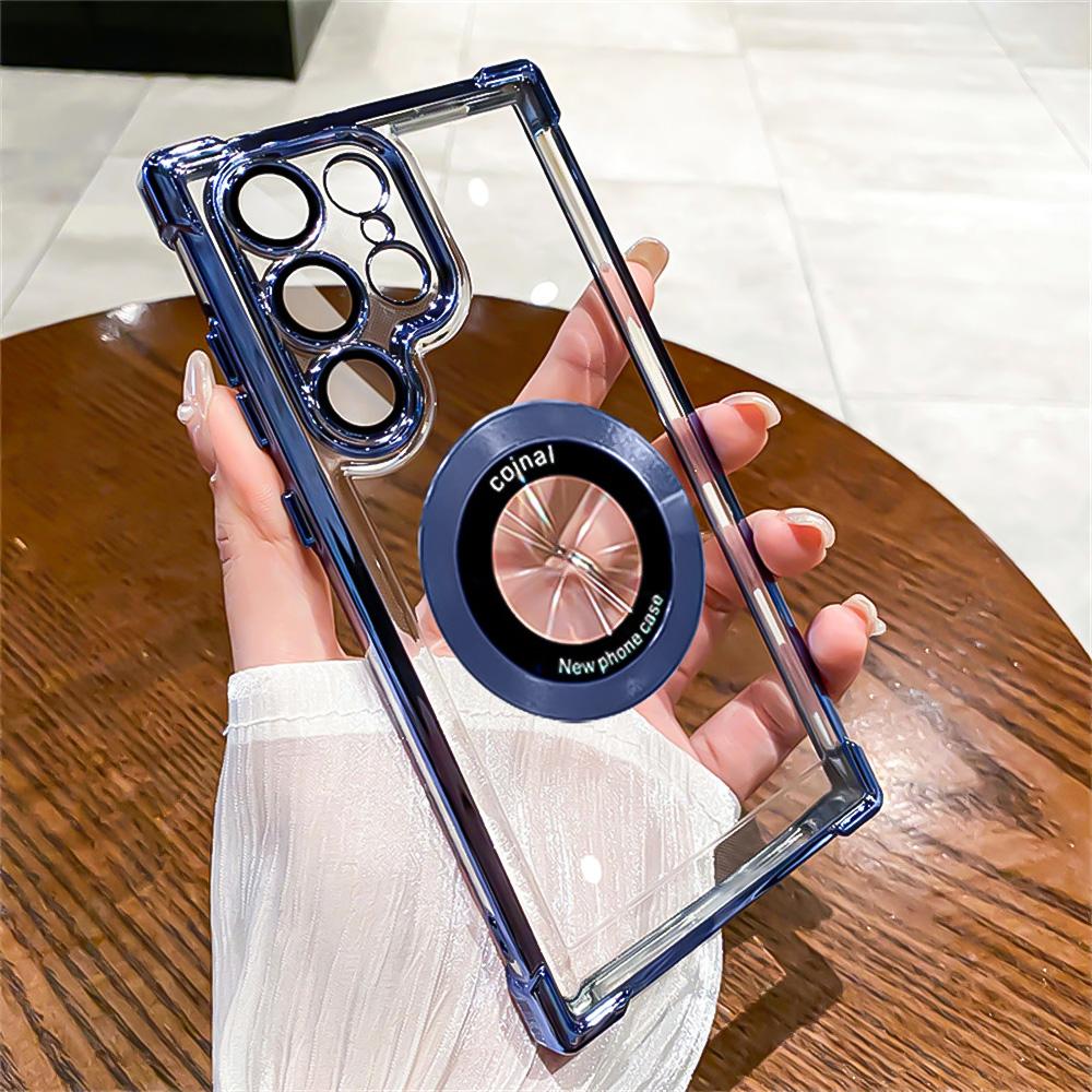 

For Magsafe Magnetic Case For Samsung S26 Ultra S24 Plus S23 S22 S21 S20 FE S25 Ultra Note 20 10 Shockproof Plating Phone Cover S21 FE