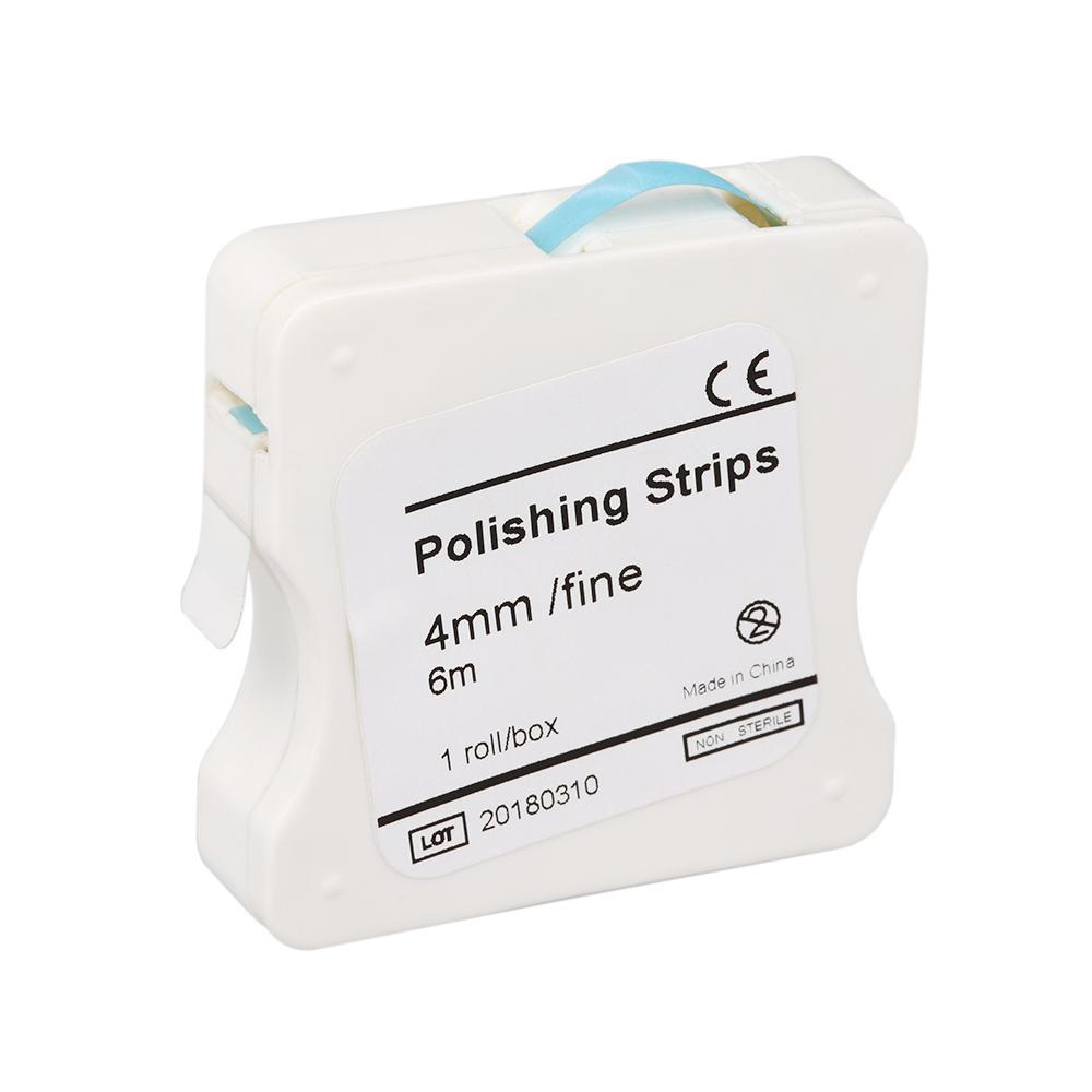 

1 рулон/коробка, полоска для полировки зубов, 4 мм, смола, межзубная шлифовка зубов, отбеливание зубов розовый