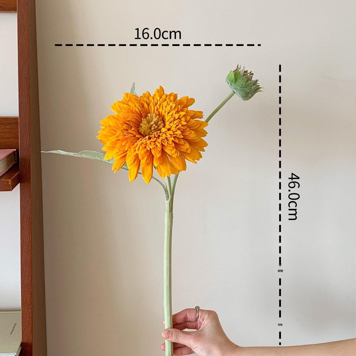 

Искусственный букет Плюшевый подсолнух для гостиной, прихожей, обеденного стола, кемпинга и ретро-композиций