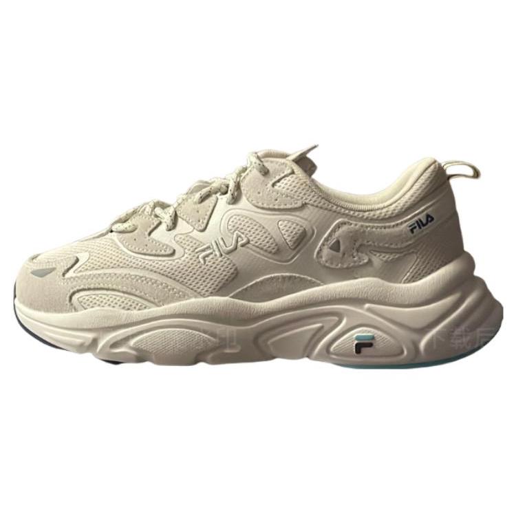 

FILA Mars 1 Textile, TPU Abrasion Resistant Height Increasing Low top Chunky Sneakers Women s Milk White F52W242103QGT 36.5