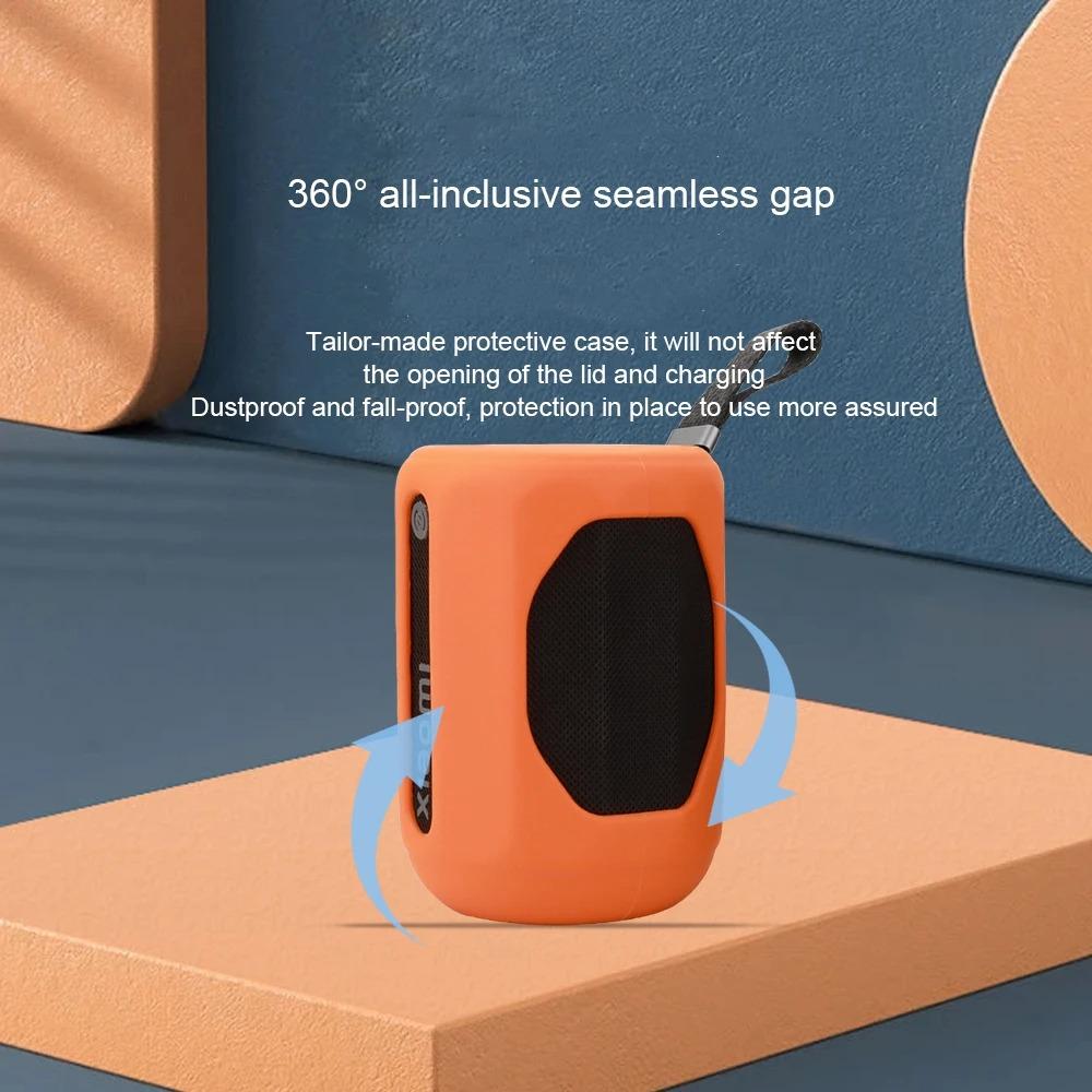 

Мягкий аудиокронштейн, легкий и тонкий защитный чехол для Xiaomi Mini Bluetooth Audio оранжевый