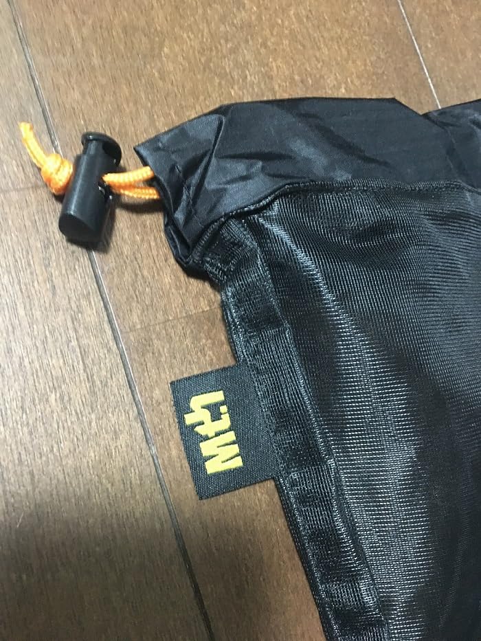Mt.h (Mount Happy) Sleeping Bag Storage Bag BIG Size 83 X 34 Black Breathable Storage Bag Mesh Shruff Large Storage Bag Storage Bag Climbing Outdoor
