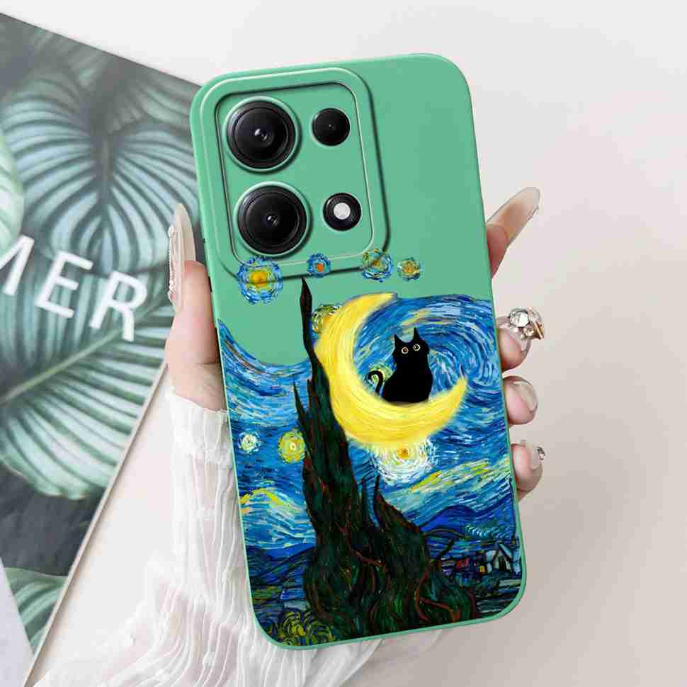 Simple Silicone Case For Redmi Note14s 4G Capa Lovely Panda Rabbit Shockproof Back Cover For Xiaomi Redmi Note 14S Phone Shell