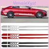 Side Pair 1 Sticker Car Waterproof Diy Exquisite Car Both Side Stripes Sticker Wrap