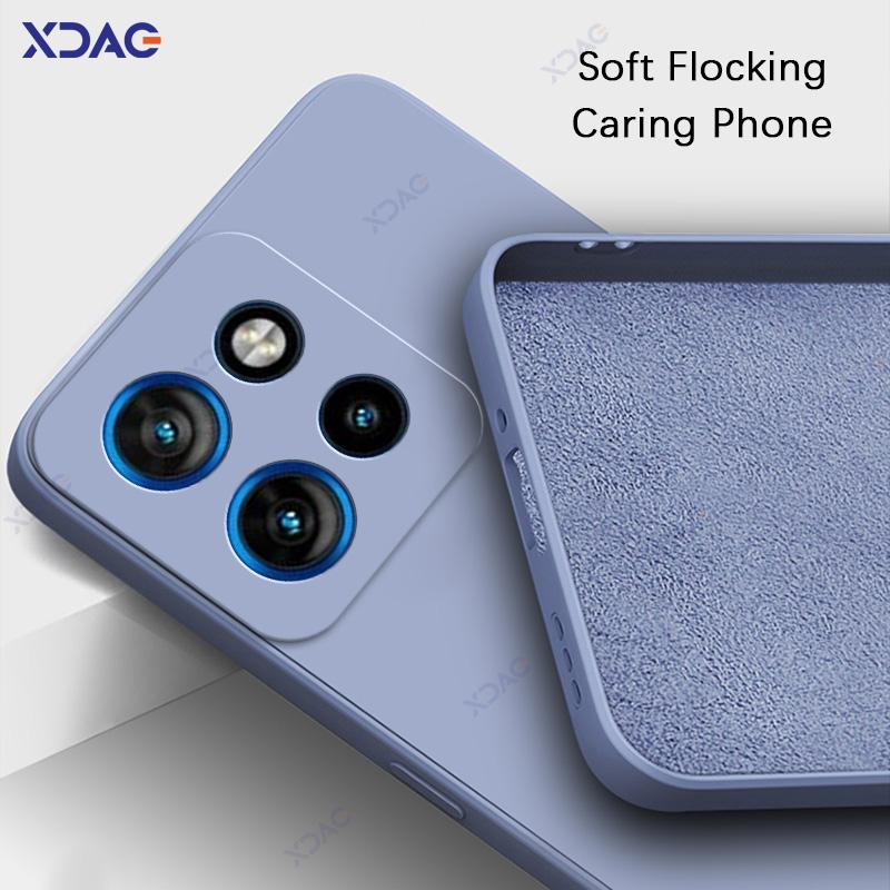 Handyhüllen für Motorola ThinkPhone 25 ThinkPhone25 5G 360 Weiche Luxus Quadratische Flüssigsilikon Rückseite Abdeckungen Schutz