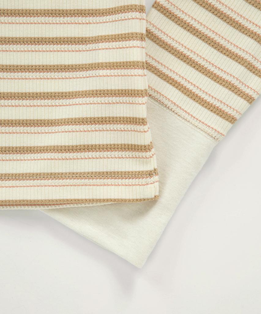 Aejeuon Vatican Stripe Tee/Beige