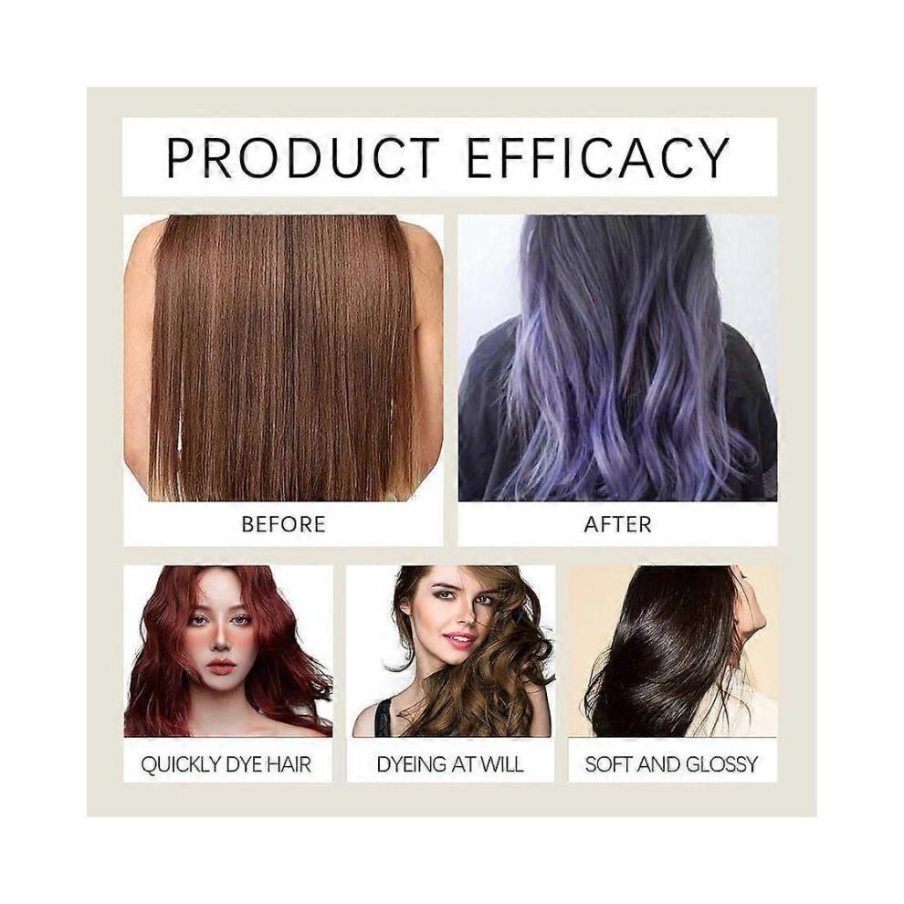 (light brown) Hair Dye Shampoo,Haircare Instant Dye Shampoo, Natural Hair Color Shampoo for Gray Hair Coverage, Suitable for Women & Man