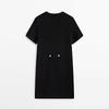 MD Women's Clothing Early Autumn Classic Style Fancy French Heavy Industry Black Short V-neck Dress Female 06637624800