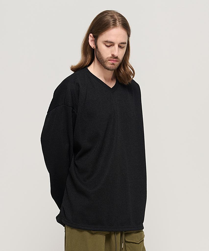 CARGOBROS Cb V-Neck Over-The-Knit (Black)