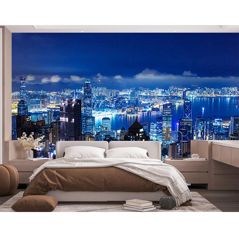 3d Wall Mural Modern City Night Views Wallpapers For Bedroom Living Room Sofa Backdrop Wall Paper