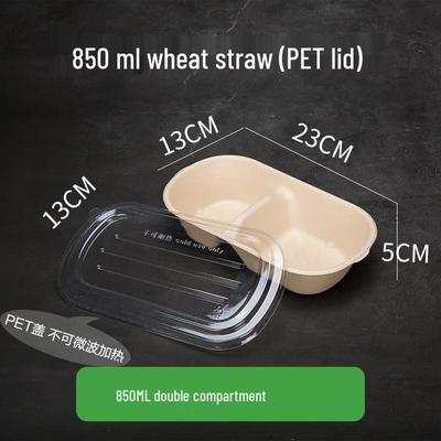 Contenant Alimentaire Jetable en Pulpe avec Couvercle