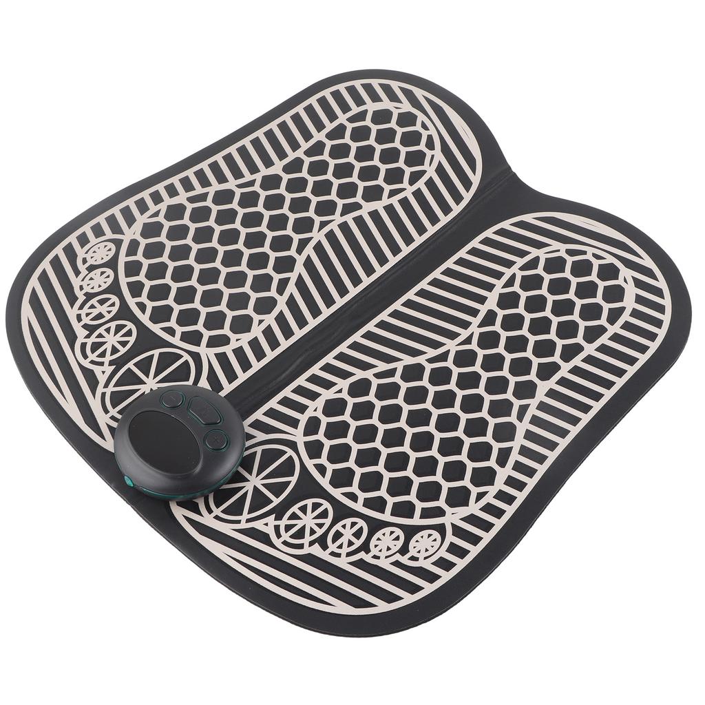 Foot Massager Mat USB Rechargeable 8 Modes 19 Strength Microcurrent Pulse Massage Pad