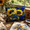 Double-sided Printed Flower Makeup Bag Floral Cosmetics Storage Bag Toiletries Organizer  Travel