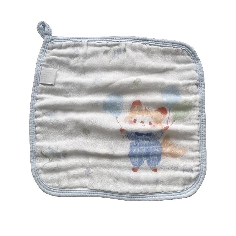 Soft Cotton Baby Face Washcloth & Hanging Bib